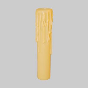 6" ivory cand. poly resin cover
