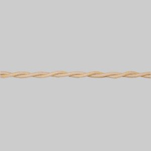 Putty cotton twisted 18/2 w/gold tracer 250' spool