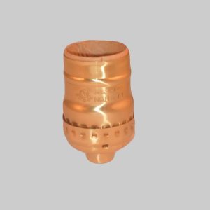 3 screw terminal brass lamp socket with set screw