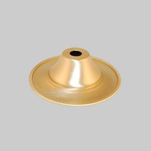 br bobesche 1"deep 3-1/8"dia high pol