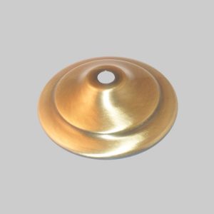 3 1/4" antique brass vase cap
