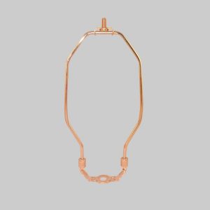 8" Nickel Plated Lamp Harp