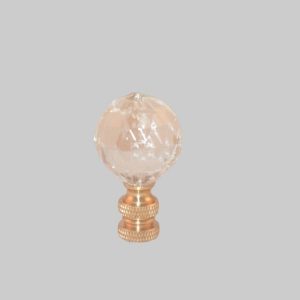 30mm imp cut acrylicball finial 1/4-27