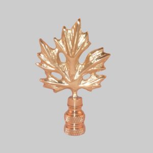 polished brass finial