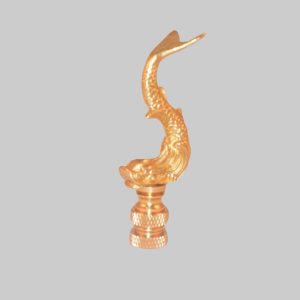 3" brass serpent finial