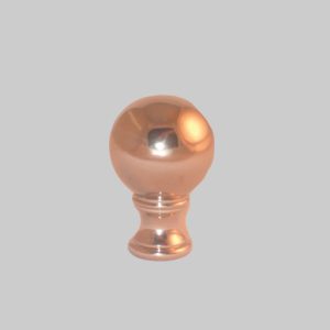 1 5/8" chrome plated ball finial