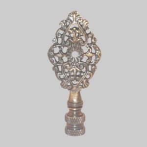 antique decorative br finial tap 1/4-27