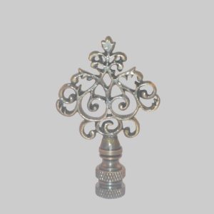 antique decorative br finial tap 1/4-27