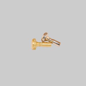 turned br. knurl. key tap 4-36f end h.p.